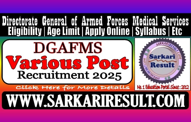 DGAFMS