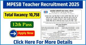 MPESB Middle School & Primary School Teacher Online Form 2025